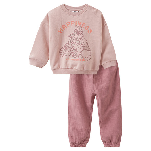Winnie Puuh Set mit Sweatshirt und Hose rosa
