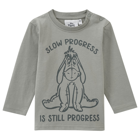 2 Winnie Puuh Langarmshirts aus Bio-Baumwolle