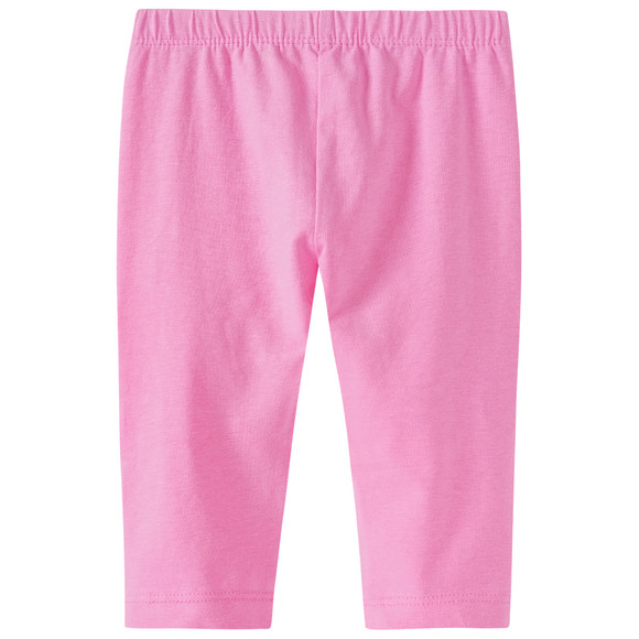 2 Baby Capri-Leggings im Basic-Look