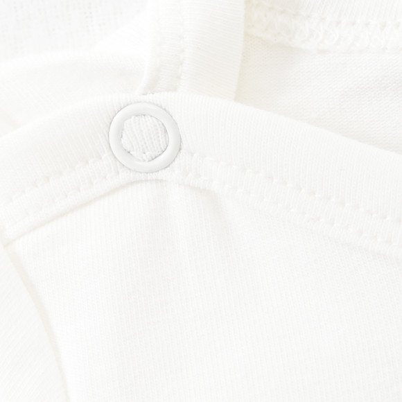 3 baby rompers in effen kleuren