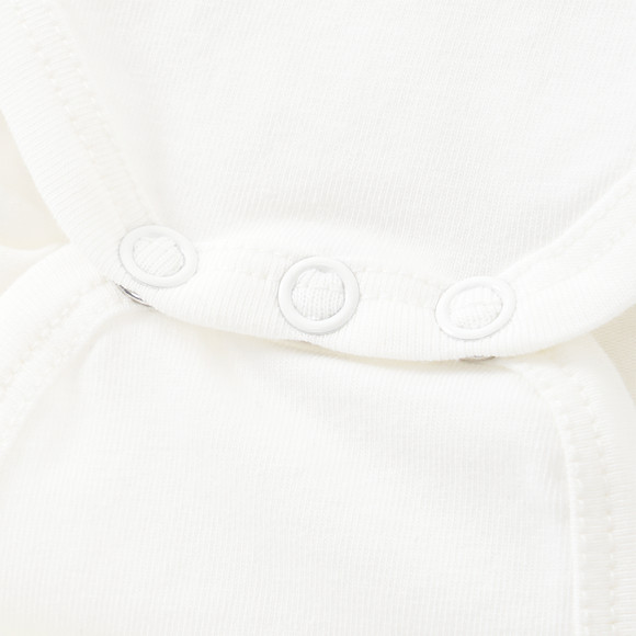 3 baby rompers in effen kleuren