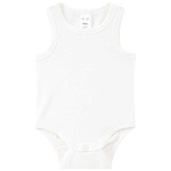 5 baby rompers in effen kleuren