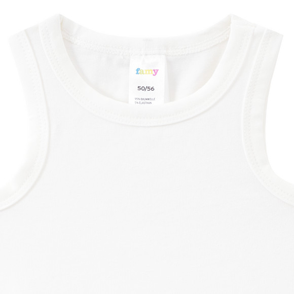 5 baby rompers in effen kleuren