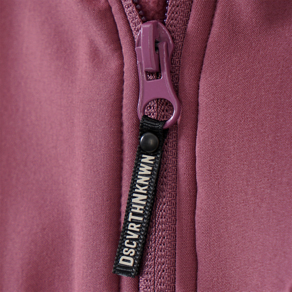 Meisjes fleece trui met opstaande kraag