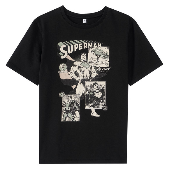 Black superman t shirt online