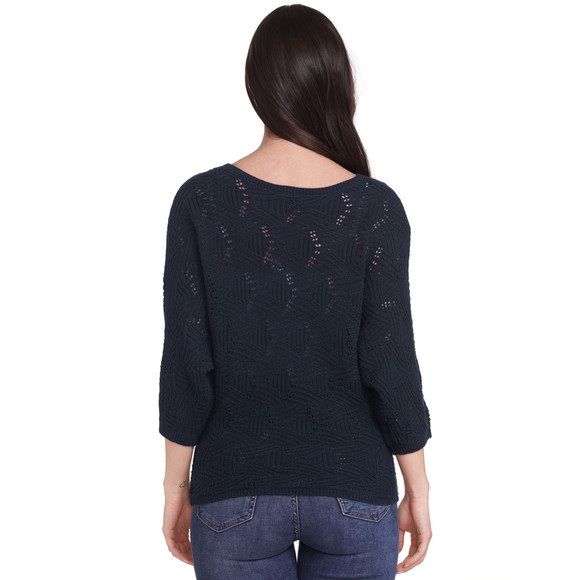Damen Strickshirt mit Ajour-Muster