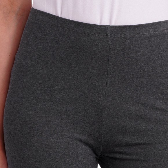 2 Damen 3/4-Leggings unifarben