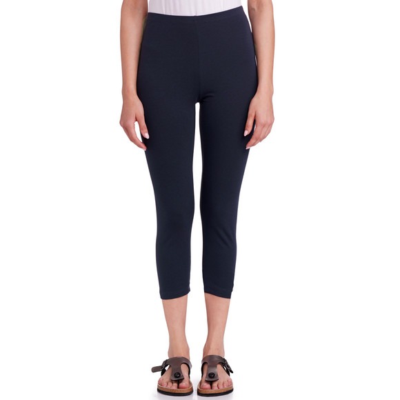 2 Damen 3/4-Leggings unifarben