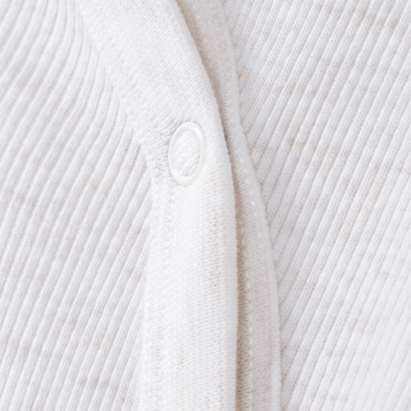 Newborn pyjama met geribbelde structuur