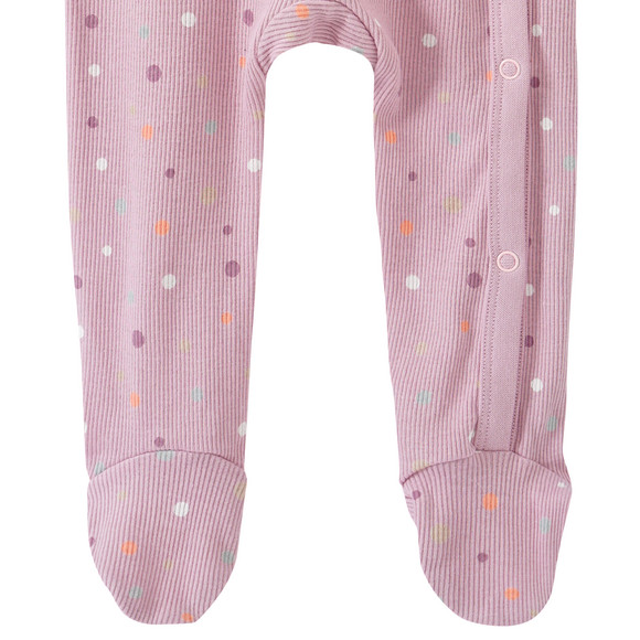 Newborn pyjama met geribbelde textuur