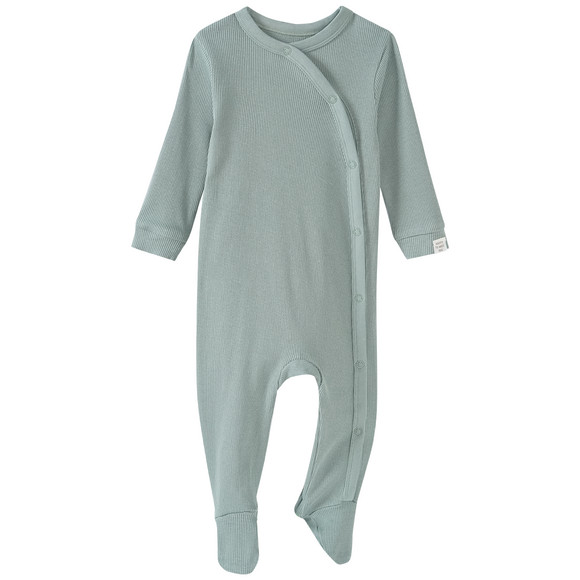 Newborn pyjama met geribbelde textuur