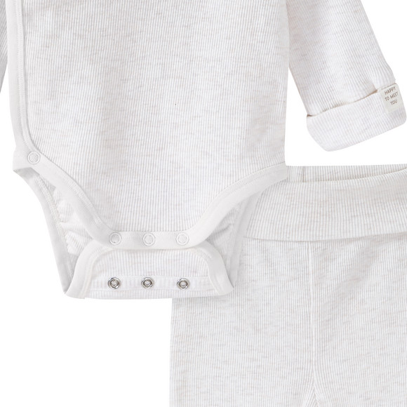 Newborn Wickelbody, Hose und Mütze im Set