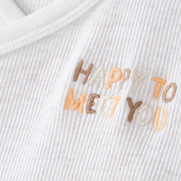 Newborn Wickelbody, Hose und Mütze im Set