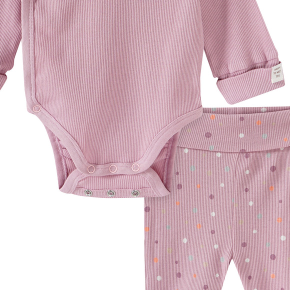 Newborn Wickelbody, Hose und Mütze im Set