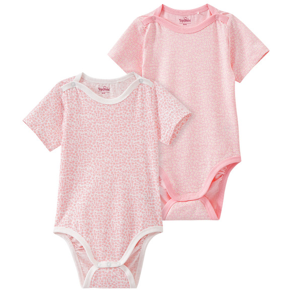 2 Baby Bodys mit Bio-Baumwolle