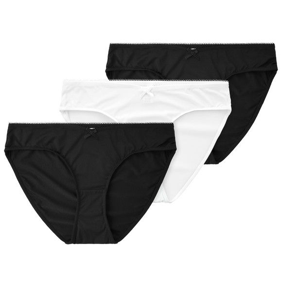 3 Damen Umstands-Slips  mit Spitze