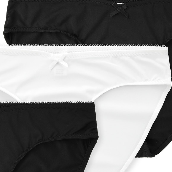3 Damen Umstands-Slips  mit Spitze