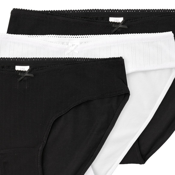 3 Damen Umstands-Slips im Set