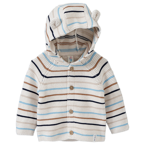 Newborn Strickjacke mit Kapuze