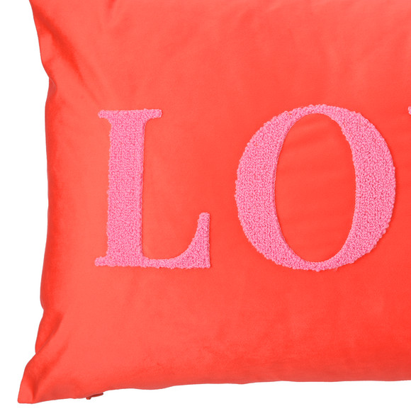 Kissenhülle mit Schriftzug