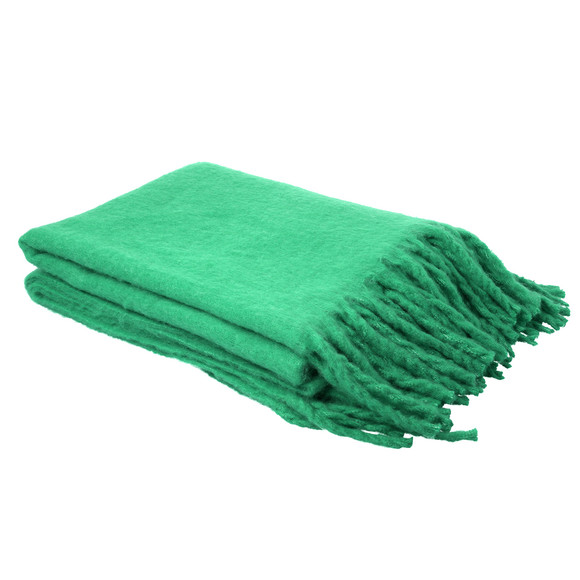 Wohndecke mit Wollanteil