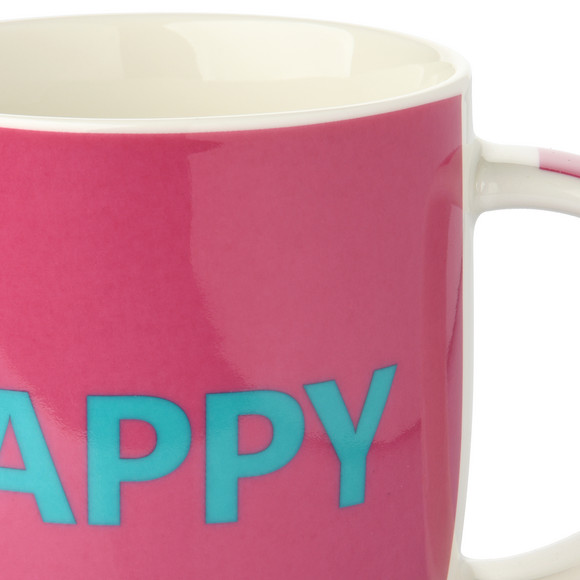 Tasse mit Schriftzug