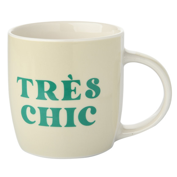 Tasse mit Schriftzug