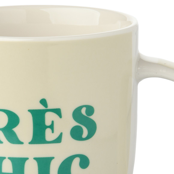 Tasse mit Schriftzug