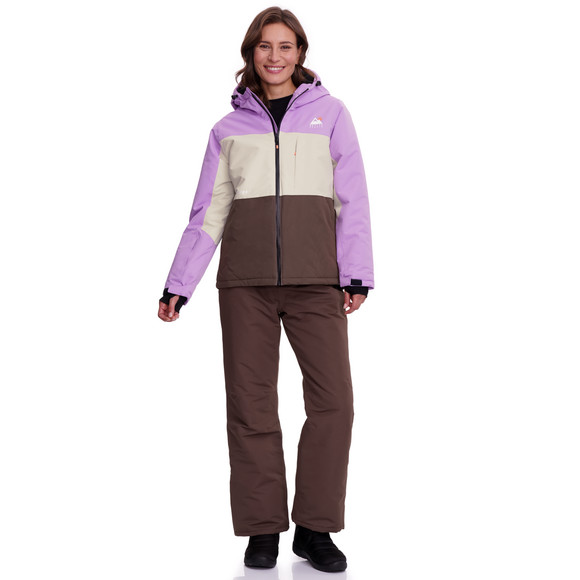 Damen Schneejacke mit Farbteilern