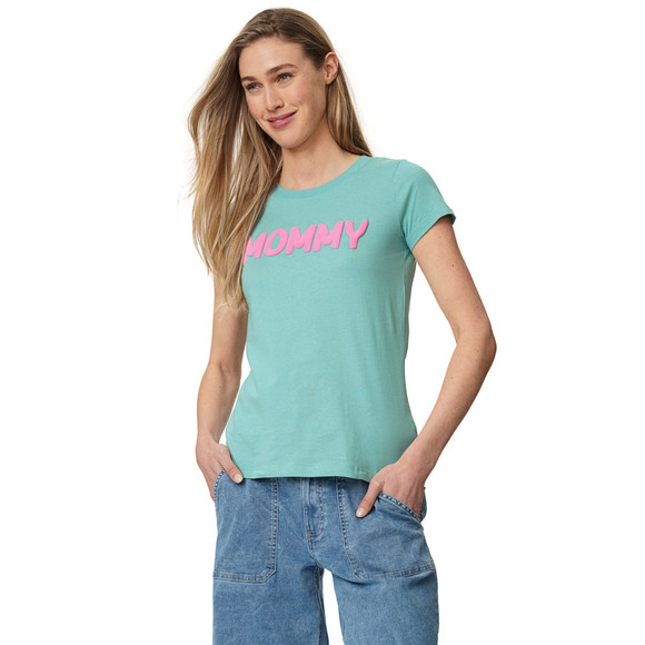 Damen T-Shirt mit Message-Print