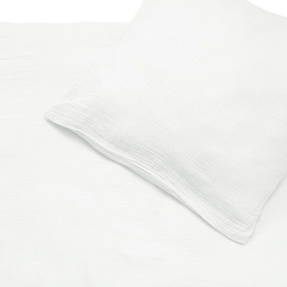 Musselin Bettwäsche 135 x 200 cm unifarben