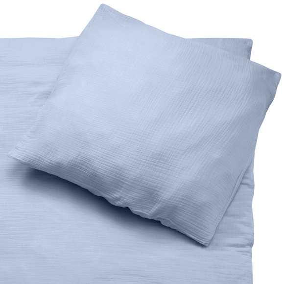 Musselin Bettwäsche 135 x 200 cm unifarben