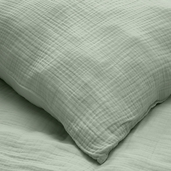 Musselin Bettwäsche 135 x 200 cm unifarben