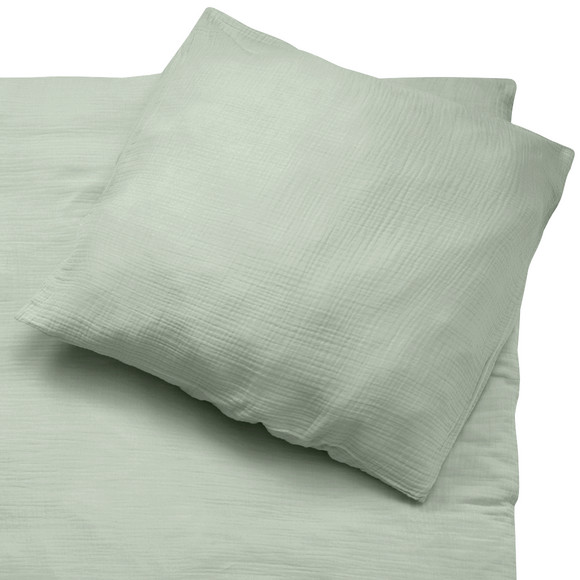 Musselin Bettwäsche 135 x 200 cm unifarben