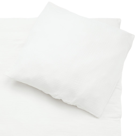 Musselin Bettwäsche 155 x 220 cm unifarben