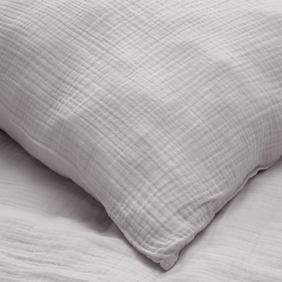 Musselin Bettwäsche 155 x 220 cm unifarben