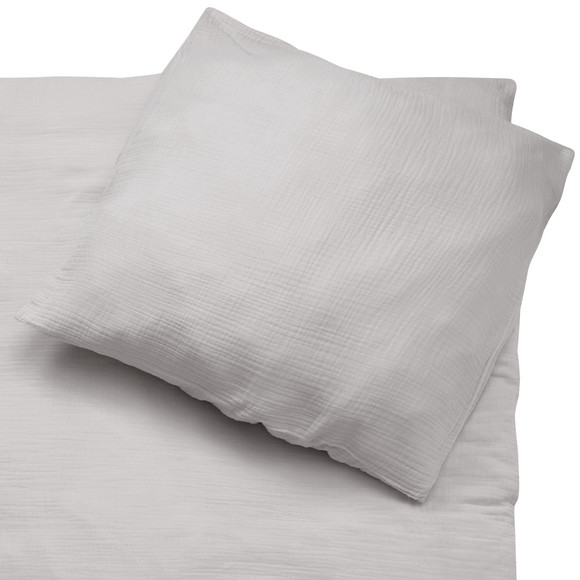 Musselin Bettwäsche 155 x 220 cm unifarben