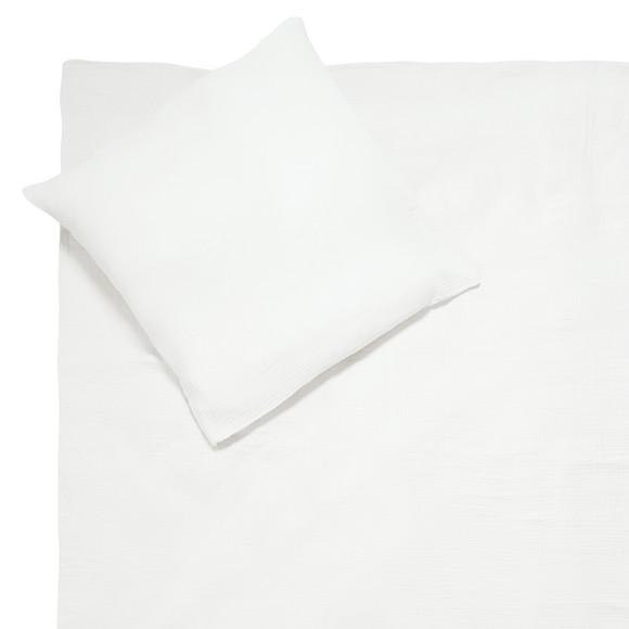 Musselin Bettwäsche 240 x 220 cm unifarben