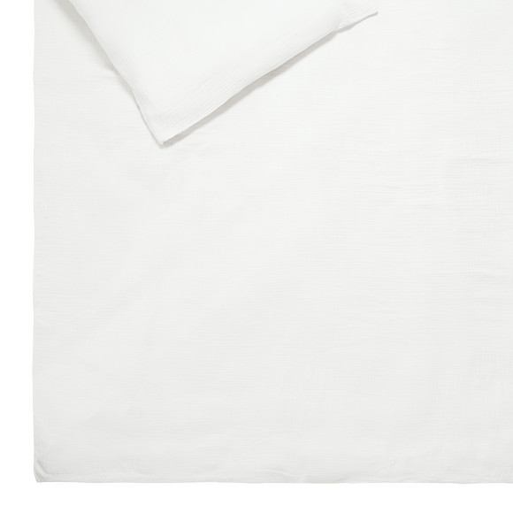 Musselin Bettwäsche 240 x 220 cm unifarben