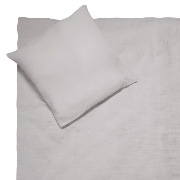 Musselin Bettwäsche 240 x 220 cm unifarben