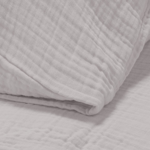 Musselin Bettwäsche 240 x 220 cm unifarben