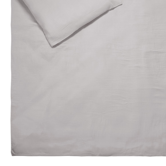 Musselin Bettwäsche 240 x 220 cm unifarben