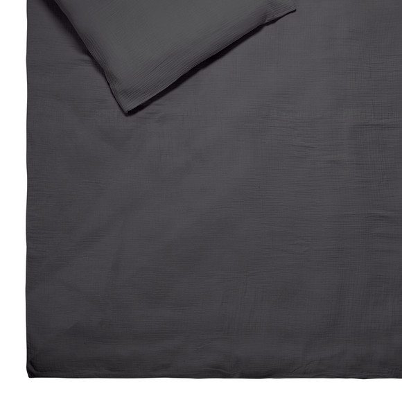 Musselin Bettwäsche 240 x 220 cm unifarben