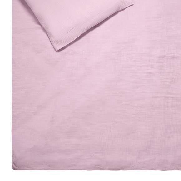 Musselin Bettwäsche 240 x 220 cm unifarben