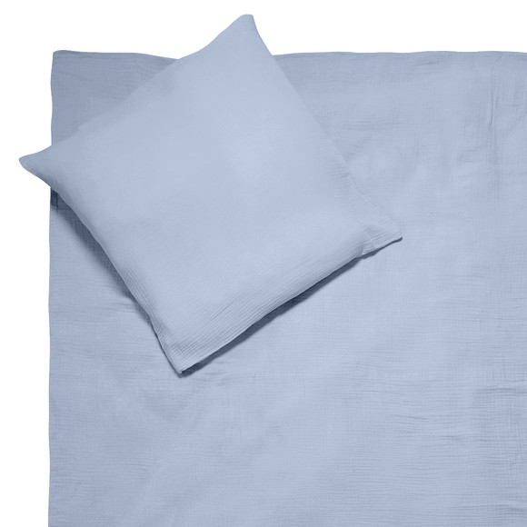 Musselin Bettwäsche 240 x 220 cm unifarben
