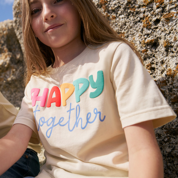 Kinder T-Shirt mit Message-Print