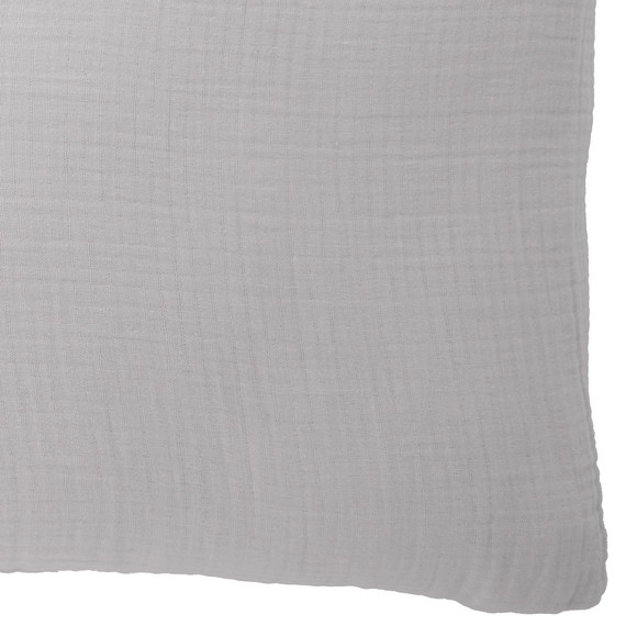 2 Musselin Kissenhüllen 40 x 80 cm