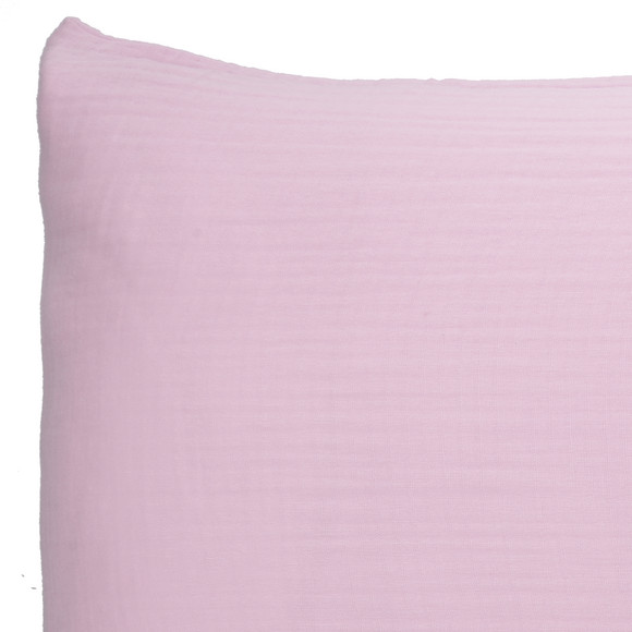 2 Musselin Kissenhüllen 40 x 80 cm