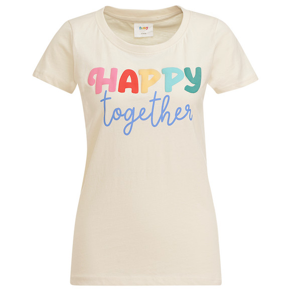 Damen T-Shirt mit Message-Print