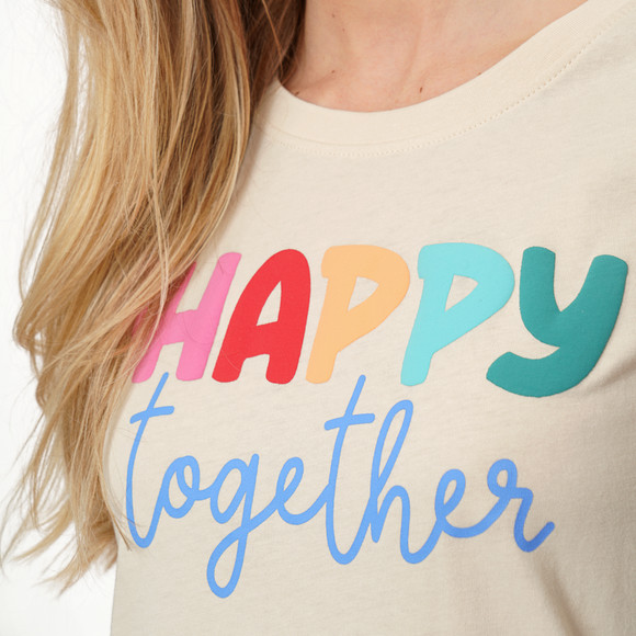 Damen T-Shirt mit Message-Print